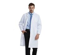 BSTT Homme Blouse de Laboratoire Blanc Vêtements de Travail Uniformes Nouvelle amélioration