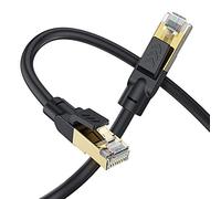 Bstxnwen Câble Ethernet Cat 8 de 4,6 m - Câble Ethernet robuste - Câble Internet LAN haut débit - Plus rapide que le câble Ethernet Cat7/Cat 6e