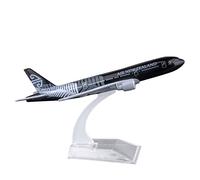 Bswath Maquette d'avion à l'échelle 1:400 de Nouvelle-Zélande 777, modèle d'avion en alliage métallique moulé sous pression pour cadeau et collection (noir)