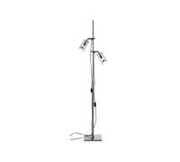 Bsweden Lampadaire Manhattan 16 verre transparent. bandes verticales givrées