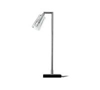 Bsweden Lampe de table Manhattan 8 verre transparent. rayures verticales givrées