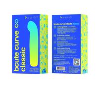 B swish bcute curve infinite clculic rechargeable silicone vibreur yellow LOVETO