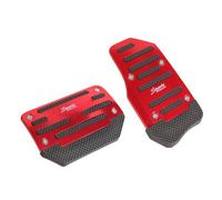 BSWNSJZT Pédale de Frein et d'accélérateur pour Jeep Renegade 2016-2025, Pédales de Transmission Manuelle/Automatique Accessoires Automobiles,at-Red