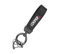 BSWNSJZT Voiture Porte Keychain pour Mini Cooper S One JCW R55 R56 R50 R53 R60 F55 F56, Élégant et Durable Porte-clés en Cuir de Voiture Fer à Cheval Boucle Accessoire,H