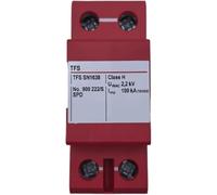 BSWXX Dispositif de Protection Contre Les surtensions 900222/S TFS SN1638 Protecteur Haute Tension 100 kA 2P Parafoudre .0228