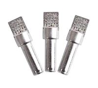 BSWXX Lot de 3 fraises à tête carrée diamantées for meuleuse d'établi, for le travail du bois et la pierre .0125