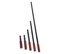 BSWXX Lot de 5 porte-embouts à dégagement rapide for tournevis hexagonal 1/4", manche long, for embout vis 50-300 mm .0510