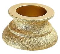 BSWXX Meule diamantée brasée sous vide, profil abrasif for marbre, granit, disque en carbure, métal, tungstène, acier, fraise .0414