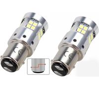 Bsxywa 1157 LED Ampoules 12V-24V, 3030 26SMD Chipset 6500K Blanc Ampoule, Utilisé pour l'éclairage de paysage et d'intérieur, et les installations basse tension. Lot de 2