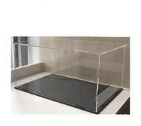 BSZCXBVMP Boîte de Rangement et de présentation en Acrylique Vitrine en Acrylique for Objets de Collection avec Base Noire, Plusieurs Tailles(55x55x25cm/22x22x10in)