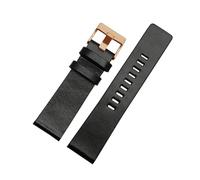 BSZCXBVMP Bracelets de montre de remplacement en cuir à déga Remplacement du bracelet de montre en cuir avec boucle ardillon acier inoxydable multicolore 22-32mm(Blackrg,24mm)