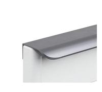 BSZCXBVMP Poignées encastrées pour portes de placards, L'arc d'alliage d'aluminium a caché la poignée de porte for des tailles multiples multicolores meubles(Gray,1200mm)