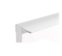 BSZCXBVMP Poignées encastrées pour portes de placards, Poignée de porte invisible en alliage d'aluminium multicolore 120 mm-150 mm(White-150mm)