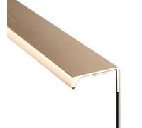 BSZCXBVMP Poignées encastrées pour portes de placards, Poignée de porte tiroir d'armoire multicolore 80-1200mm(Brushed Gold,Length 300mm)