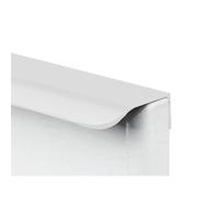 BSZCXBVMP Poignées encastrées pour portes de placards, Poignée dissimulée for armoires, tiroirs, meubles multicolores, plusieurs tailles(White,Length-150mm)