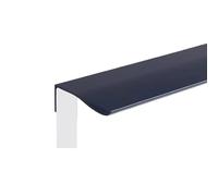 BSZCXBVMP Poignées encastrées pour portes de placards, Tailles multiples multicolores cachées par alliage d'aluminium de poignée Cabinet(Dark Blue-arc,500mm)