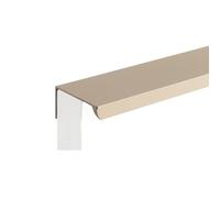 BSZCXBVMP Poignées encastrées pour portes de placards, Tailles multiples multicolores cachées par alliage d'aluminium de poignée Cabinet(Cashmere Grey-square,160mm)