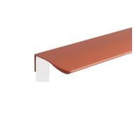 BSZCXBVMP Poignées encastrées pour portes de placards, Tailles multiples multicolores cachées par alliage d'aluminium de poignée Cabinet(Orange-arc,1000mm)