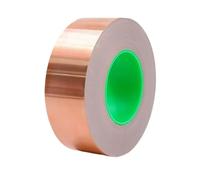 BSZCXBVMP Ruban adhésif conducteur en feuille de cuivre, Bande conductrice double face en feuille de cuivre, 3-60mm x 25M for le blindage électromagnétique(50mm)