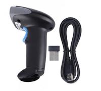 BT 2.4G NS Fil 1D 2D Barcode Scanner Lecteur Précis Rapide Lumière Buzzer Alarme QR Code Scanner pour Entrepôt Livraison Supermarchés Restaurants Petite Entreprise