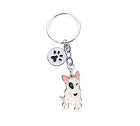 BT Bear Dog Key-ring Keychain,DO ID Tag Cute Metal Dog Keychain Keyring Keyfob Bag Charm