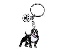 BT Bear Dog Key-ring Keychain,DO ID Tag Cute Metal Dog Keychain Keyring Keyfob Bag Charm