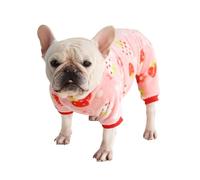 BT Bear Pyjamas pour chien en polaire douce et chaude - Combinaison mignonne pour animaux de compagnie - Costume en maillot de corps pour chiot - Vêtements mignons pour chiens de taille petite et