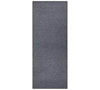 BT Carpet Fine-Loop Runner Bouclé Tapis de Couloir (67 x 400 cm, 100% polypropylène, Compatible avec Chauffage au Sol, Robuste, Facile à Nettoyer, antidérapant), Anthracite