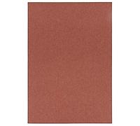 BT Carpet Tapis tissé Plat à Poils Courts-Boucles Fines-Décontracté-Uni chiné-pour Salle à Manger, Salon, d'enfant, Chambre à Coucher-Terre cuite-160 x 240 cm, Polypropylène, Terracotta, 160x240 cm