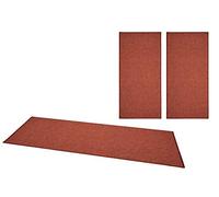BT Carpet Tour de lit décontracté en Boucle Fine - Couleur Terre Cuite - 67 x 140 cm (2) - 67 x 250 cm