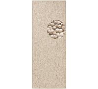 BT Carpet Wolly Tapis de Salon - Tissu Plat à Poils Courts Aspect Laine Skandi Skandi Salle à Manger, Salon, Chambre d'enfant, Chambre à Coucher, crème, 80 x 200 cm