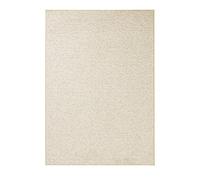 BT Carpet Wolly Tapis de Salon - Tissu Plat à Poils Courts Aspect Laine Skandi Skandi Salle à Manger, Salon, Chambre d'enfant, Chambre à Coucher - Crème 60 x 90 cm