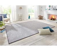 BT Carpet Wolly Tapis de Salon - Tissu Plat à Poils Courts Aspect Laine Skandi Skandi Salle à Manger, Salon, Chambre d'enfant, Chambre à Coucher - Crème 100 x 140 cm