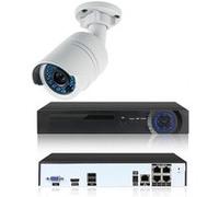 BT SECURITY Kit vidéo-surveillance 4 caméras tube ip ultrahd 4k - 8mp poe 11