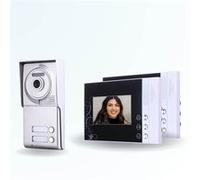 BT SECURITY Portier interphone vidéo classic 4 fils - 2 appartements - 2 écrans noirs 11