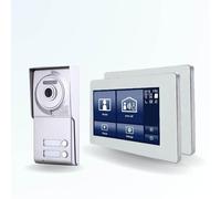 BT SECURITY Portier interphone vidéo neo 2 fils - 2 appartements - 2 écrans tactiles smart 7 blanc 11