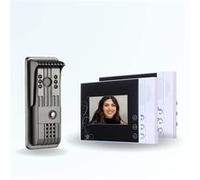 BT SECURITY Portier interphone vidéo pili 4 fils - 2 écrans noirs 11