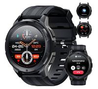 Bt10 Montre Connectée Homme Avec Appels Bluetooth,1,43"" Amoled Batterie 410Mah, Montre Etanche 5 Atm Pour Android Ios Avec Moniteur