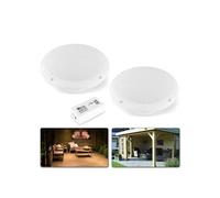 Power Dynamics BT10SET - Set d'Enceintes de Plafond avec Amplificateur Bluetooth, 60 Watts Max, Amplificateur Stéréo Classe D, 2X Haut-Parleurs Encastrable 5"