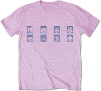 BT21 - T-shirt homme/femme unie RO2184 (S) (Rose)