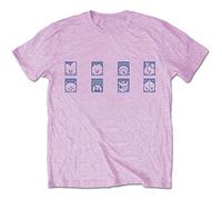 Bt21 - T-Shirt # S Unisex Pink # Group Squares [Import]