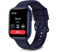 BT3 Montre Connectée Femme Homme, 1.69"" Smartwatch avec Appel Bluetooth, 28 Modes Sportifs, Podometre/Fréquence Cardiaque/Sommeil, Etanche IP68, Fitness Tracker pour Android iOS, Blau