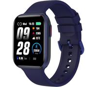 Bt4 Smart Watch, 1.75 Inch Smartwatch Sports Watch With 28 Sports Modes, Heart Rate/Spo2/Sleep, Waterproof Ip68 Fitness Bracelet For Ios Android, Blue