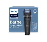 Philips Tondeuse barbe BT5775/15 – Série 5000 – Stylisation avec compartiment à poils – Noir et Bleu