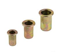 BT605 Outil de rivet fileté avec construction haute résistance pour M3 M5 M6 M8 M10 Écrou Fixation sur métal et plastique (50 pièces M6)