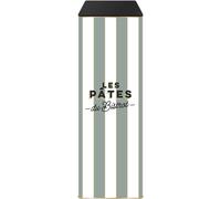 Bt6828, Boîte Métal Spaghettis Bistrot, Design Élégant, Protection Hermétique, Capacité Généreuse, Facile À Utiliser Et À Nettoyer, Couleur Noir, Vert, Beige
