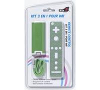 BTA Tech Kit skin alvéolé vert 3 en 1 pour Wii Vert G
