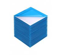 BTACGWP 30 Patchs Bleu Transparents Réparation Piscine, Kit TPU 7x7cm Auto-Adhésif Sans Colle, Rustine Étanche Pour Fuites Piscines Gonflables & Spas Forte Adhésion