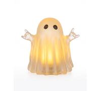 BTACGWP Figurine Fantôme en Résine 1 Pièce | Veilleuse LED Douce & Posture Rebelle | Œuvre Stable pour Étagère & Bureau, Ambiance Apaisante Déco Halloween Intérieure