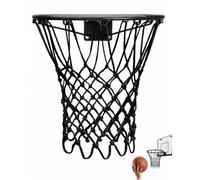 BTACGWP Filet Panier Basket Extérieur, Noir 1 Pièce, Filet Tressé Renforcé pour Arceau Standard 36", Fixation Universelle, Résilience Maximale Toutes Saisons